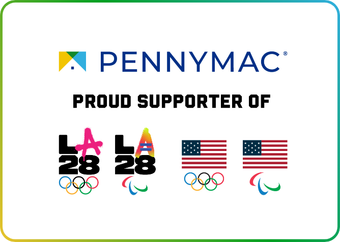 Pennymac Proud Supporter of Team USA and the LA28 Olympic and Paralympic Games